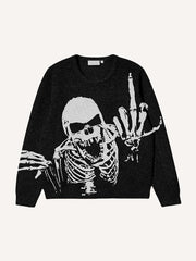 Hand of Contempt Skeleton Knit Sweater