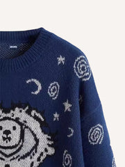 All-Seeing Eye Knitted Warm Sweater