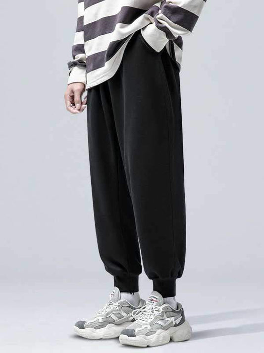 Drawstring Elastic Waist Pocket Pants