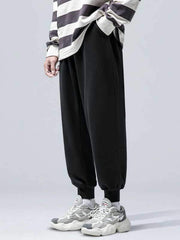 Drawstring Elastic Waist Pocket Pants