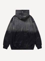 Colorblock Begoberg&Gypsophila Zip Up Slant Pockets Hooded Coat