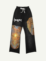 Angel&Letter Elastic Waist Pants