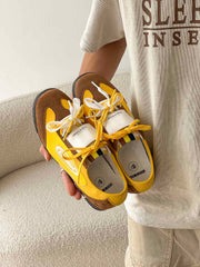 Retro Versatile Double Lace German Trainer Sneakers