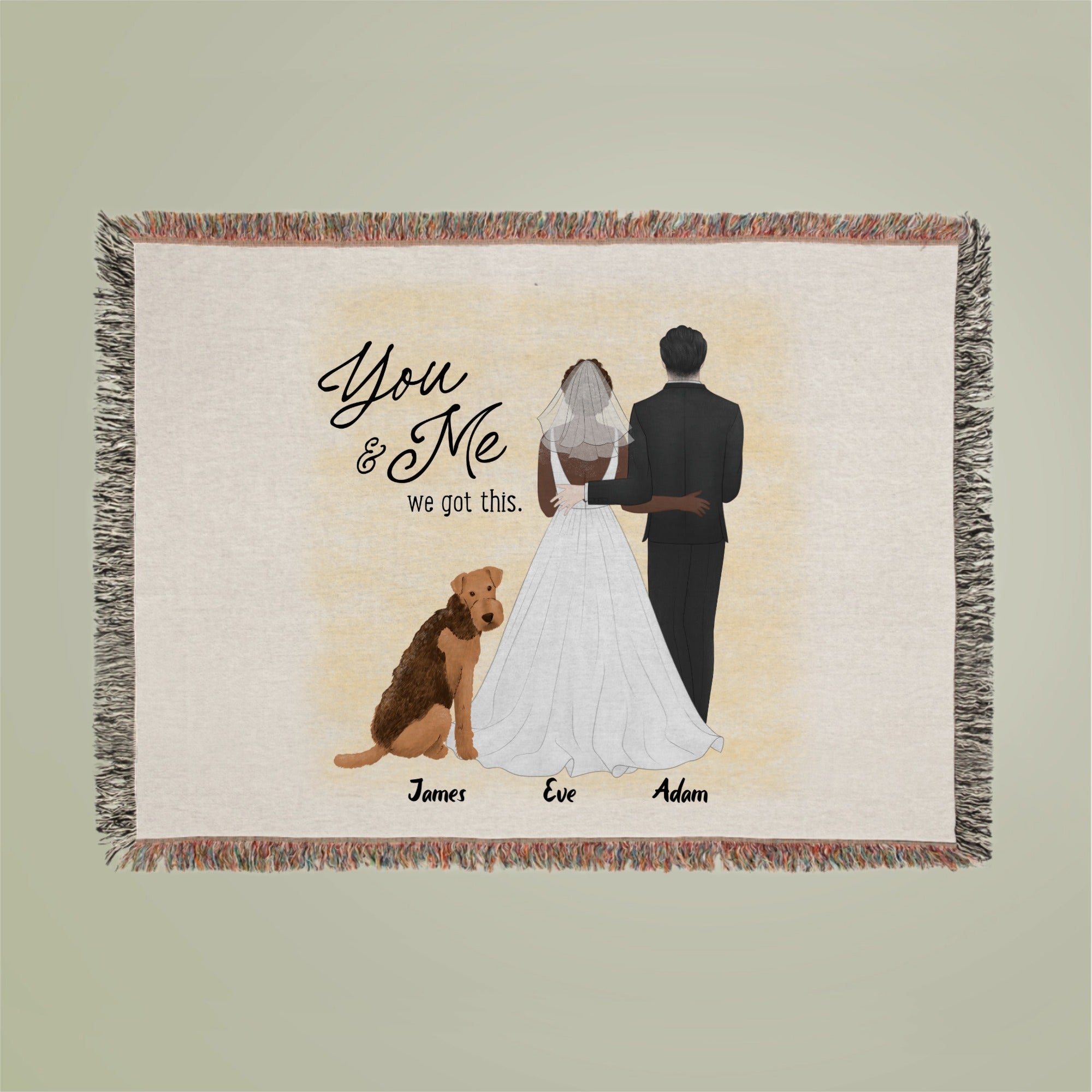 You & me, we got this Woven Blanket