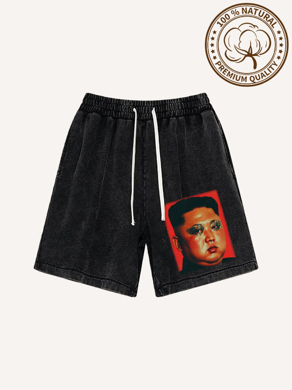 That man's quirky cotton printed shorts