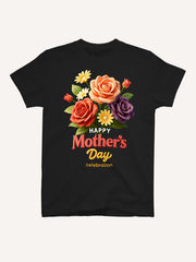 Wish My Mom Be Bright And Happy Like Flowers Short Sleeve