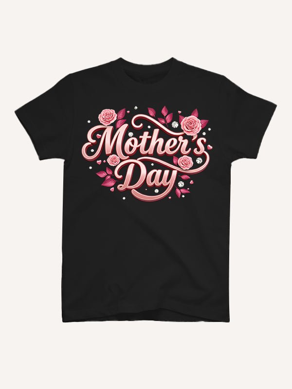 Happy Mother's Day, Charming Like Flowers Short Sleeve