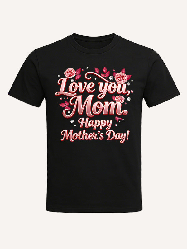 Happy Mother's Day, Charming Like Flowers Short Sleeve