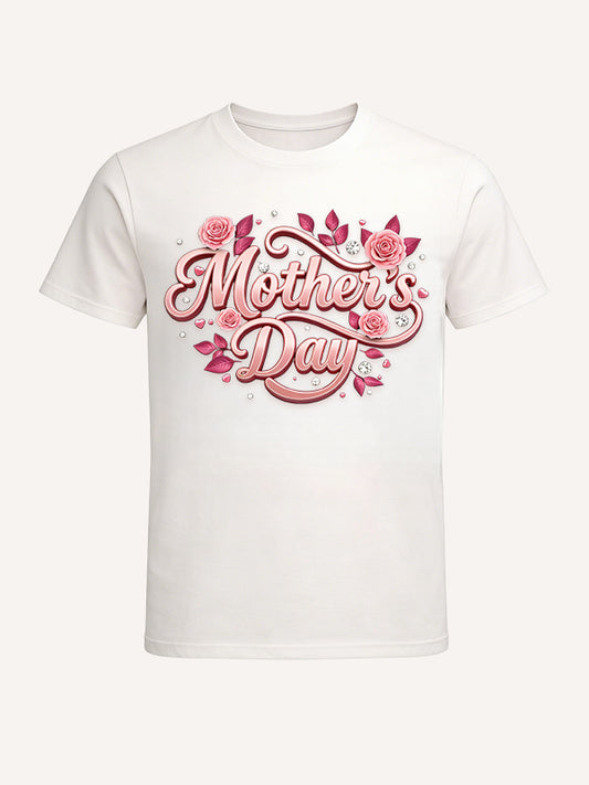 Happy Mother's Day, Charming Like Flowers Short Sleeve
