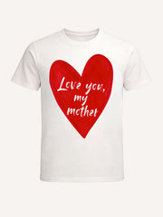 I Love You Print Gratitude Short Sleeve