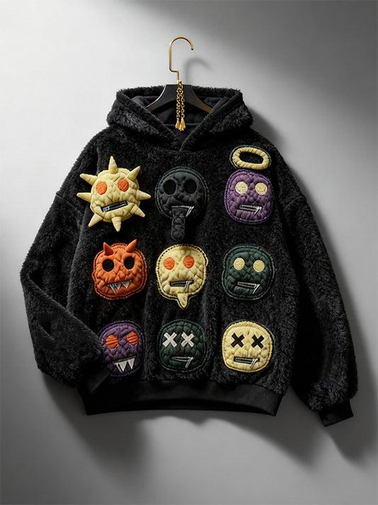 HD patch print comfortable sweatshirt