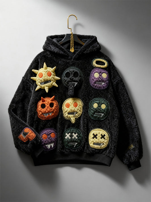 HD patch print comfortable sweatshirt