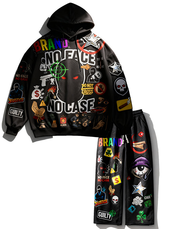 The masked man is not necessarily a superman hooded loose sweatshirt