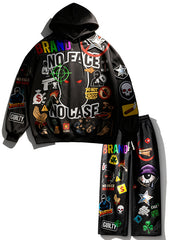 The masked man is not necessarily a superman hooded loose sweatshirt