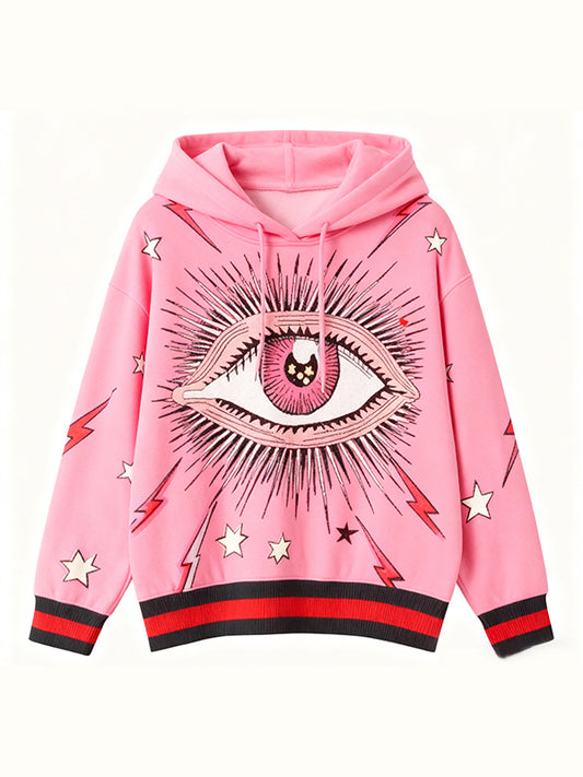 Only My Baby in My Eyes Comfortable Loose Trendy Printed Sweatshirt