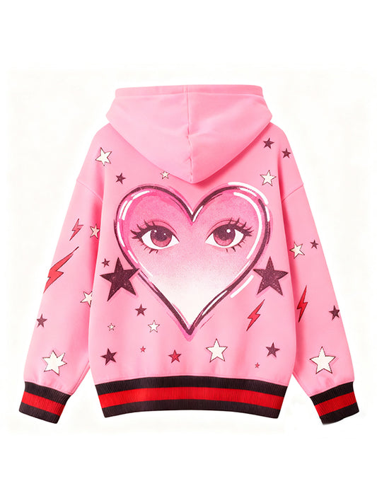 Only My Baby in My Eyes Comfortable Loose Trendy Printed Sweatshirt