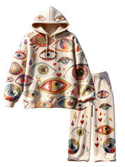 Thousands of Eyes Hand-painted Sweatshirt