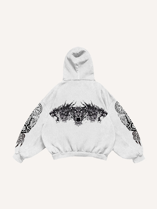 Handsome tattoo sweatshirt