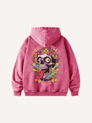 Christmas Happy Ghost Cotton Hoodie