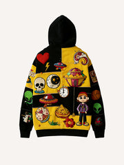 Unspeakable Faith Style Printed Corduroy Sweatshirt