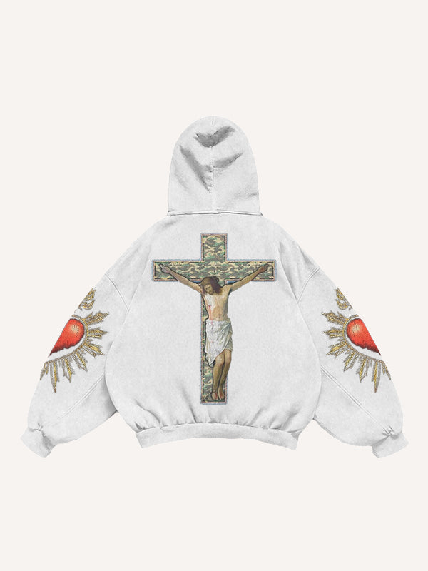 Believe in God and be with me trendy print pattern