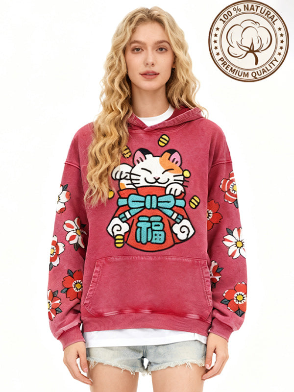 Pure cotton high-end gift for personal wear bringing good fortune and wealth