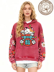 Pure cotton high-end gift for personal wear bringing good fortune and wealth