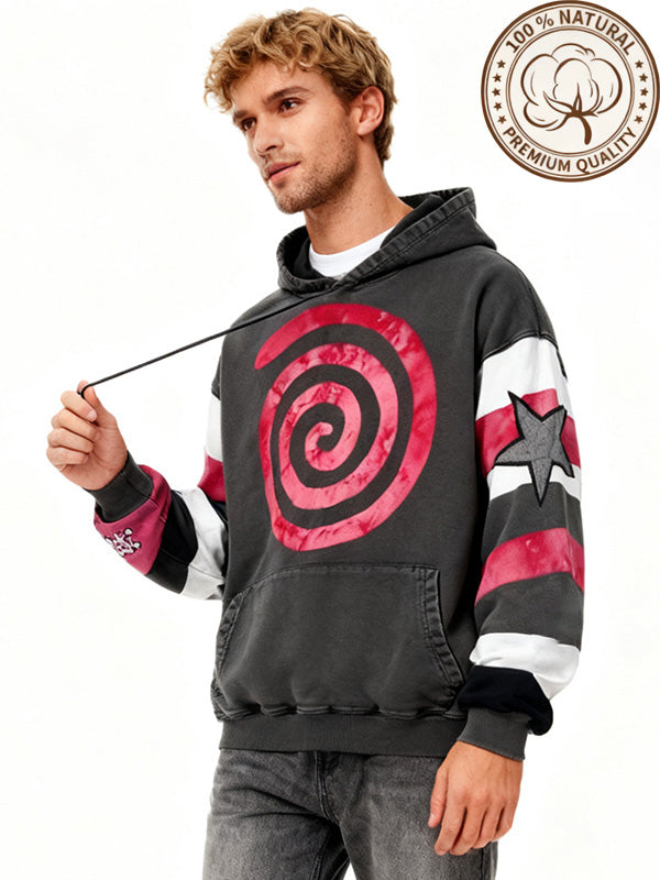 Pure cotton printed sweatshirt no one should be a clown in love