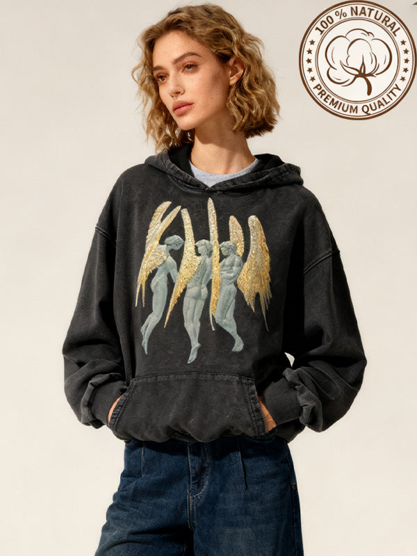 Angels Guardian Washed Hoodie
