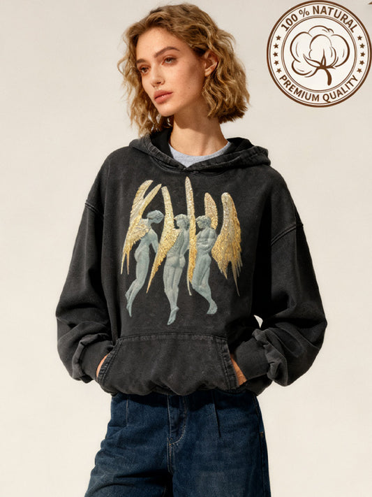 Angels Guardian Washed Hoodie