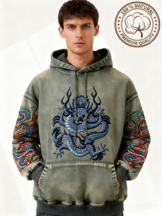 loong Soars Across the Seas Soaring to Great Heights Hoodie(unisex)