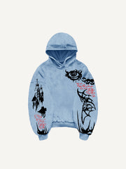 Angel and Devil is Son Hand-painted Trendy Bat Sweatshirt
