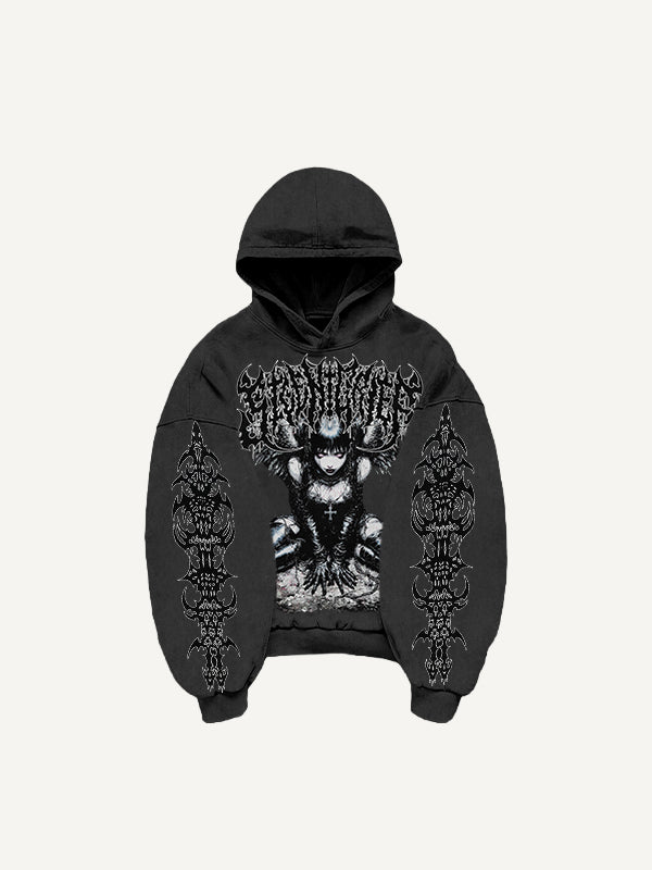 Sexy Dark Angel Crew Neck Sweatshirt