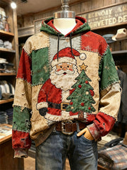 Patchwork Santa Claus Sweatshirt