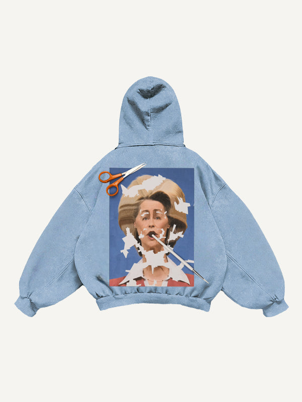 Artist recreates leader's design for limited edition sweatshirt