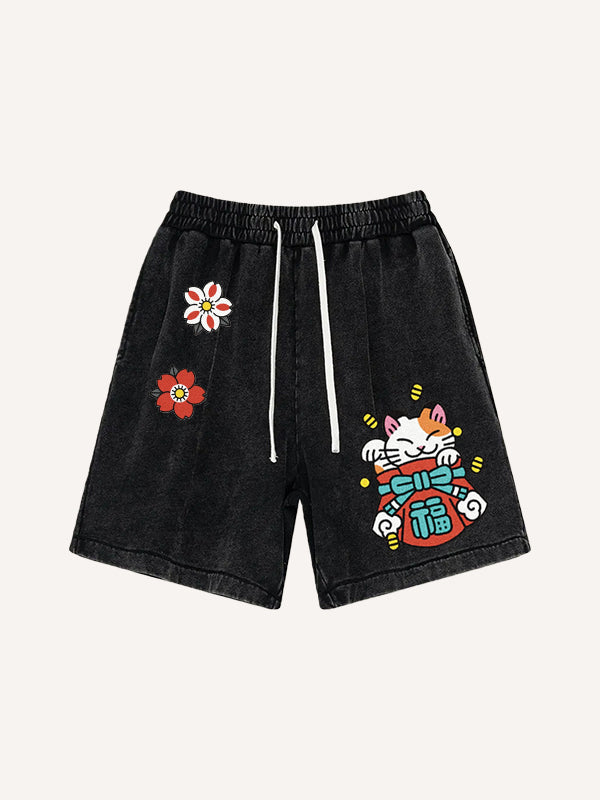 Pure cotton high-end gift for personal wear bringing good fortune and wealth shorts