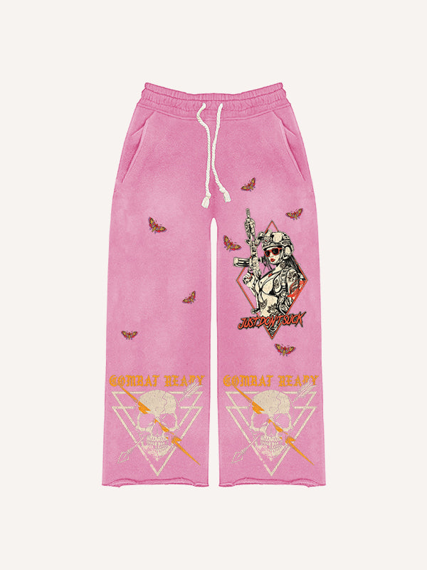 Handsome Special Girl Sexy Printed Trousers