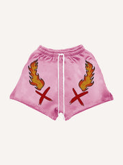 Graffiti hand-painted art shorts