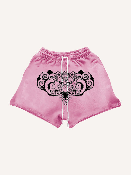 Retro God of Wealth Totem Sweatpants