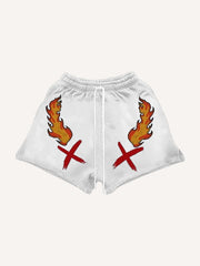 Graffiti hand-painted art shorts