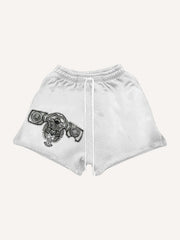 Medieval King Knight Armor Totem Shorts