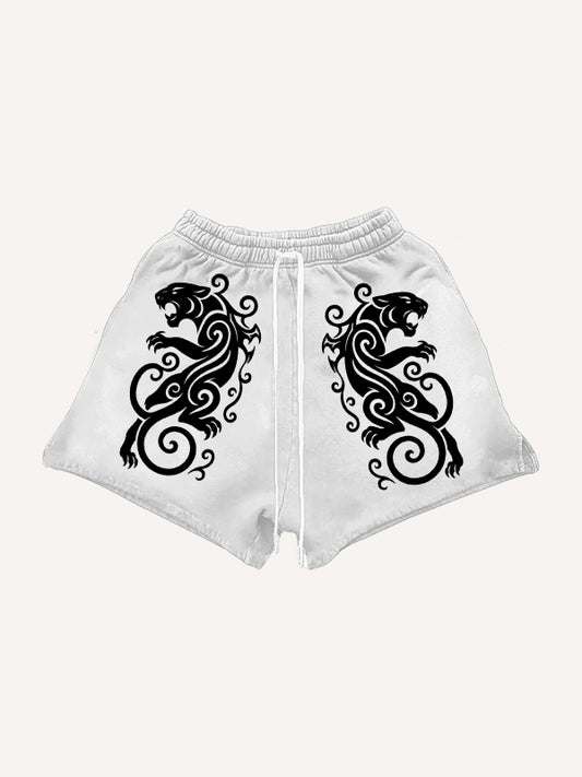 Totem Tattoo Giant Wolf Shorts