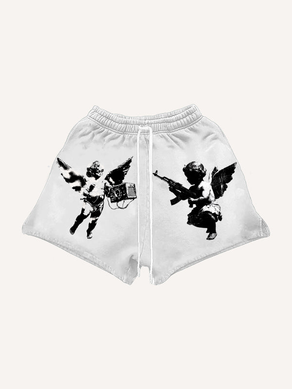 Jesus Christ Saint Bless Me Shorts