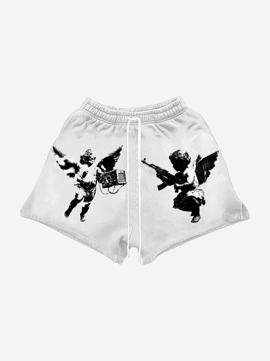 Jesus Christ Saint Bless Me Shorts