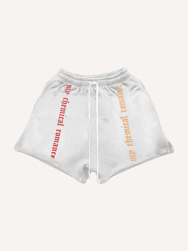 Vampire Medieval Retro Print Shorts