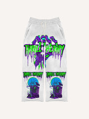 Halloween Tombstone Horror Pants