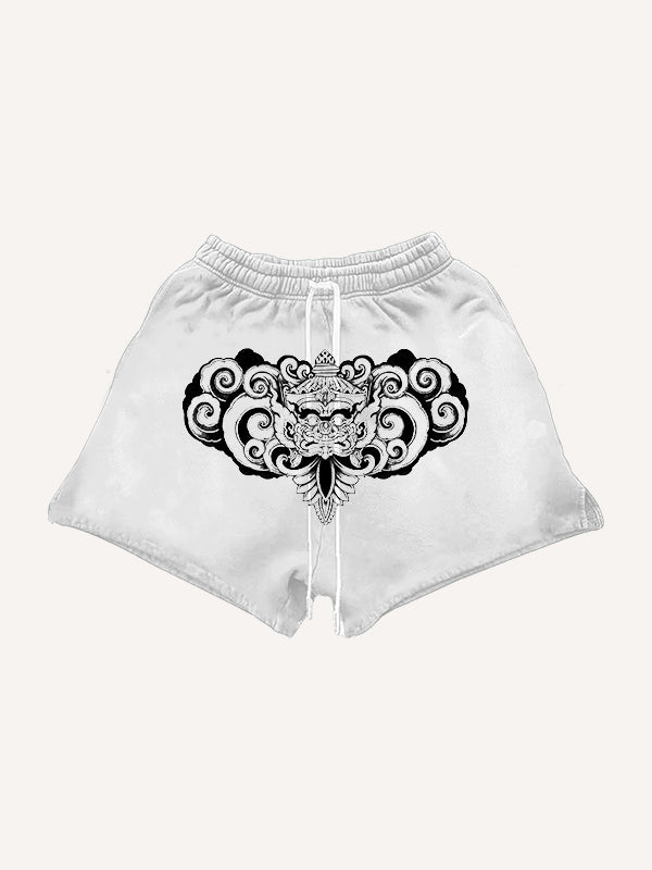 Retro God of Wealth Totem Sweatpants