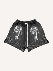 Cross Stacked Faith Blessing Shorts