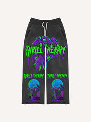 Halloween Tombstone Horror Pants
