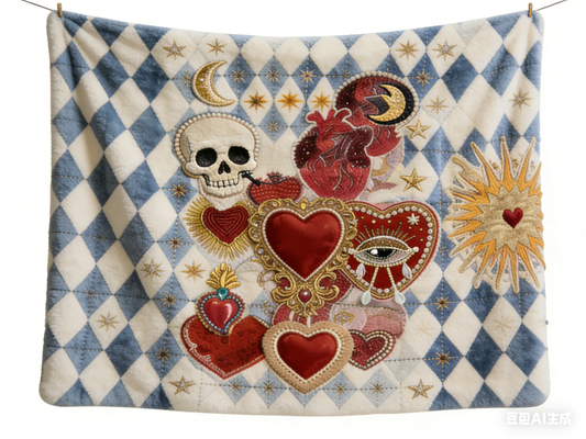 White Coral Fleece Blanket